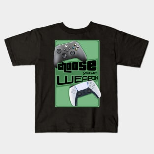 Choose your Weapon 2.0 (green ver) Kids T-Shirt